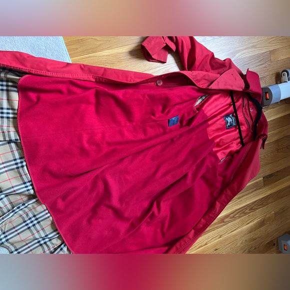 Classic Burberry check plaid coat USA 6 long - Picture 8 of 16